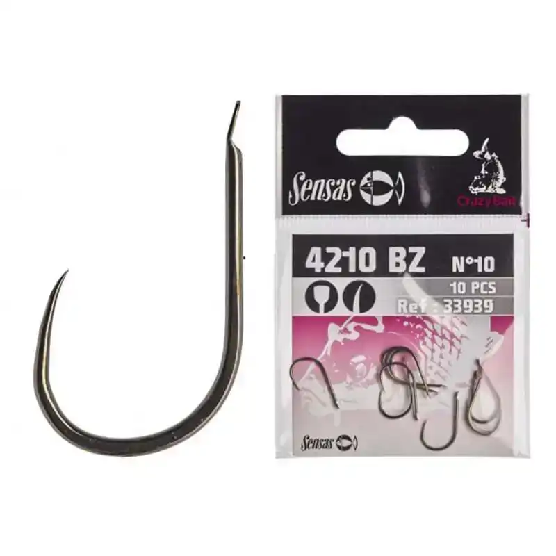 Crazy Bait Barbless 4210 Hooks - Maat: 10