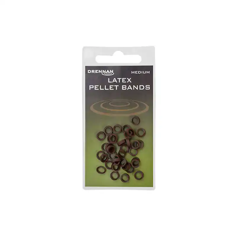 Latex Pellet Bands - Brown - Large