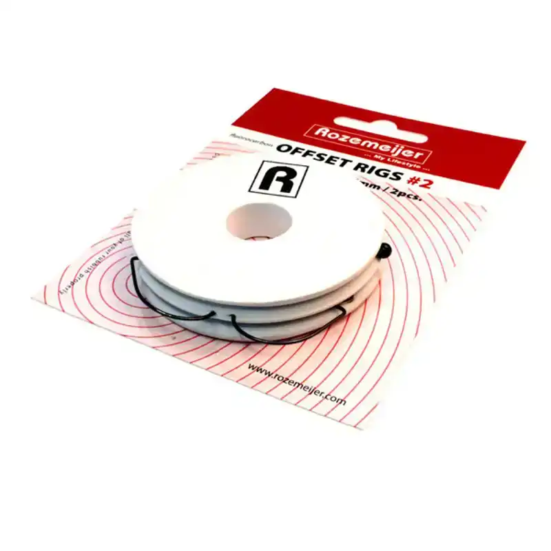 Fluorocarbon Offset Rigs - Haak: 1/0