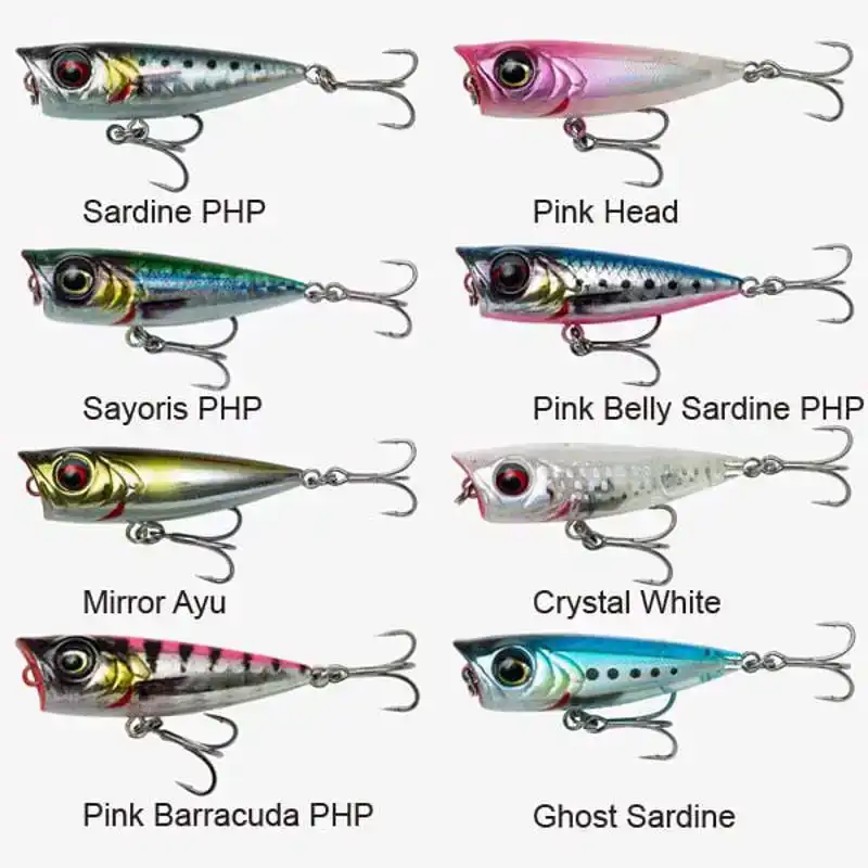 Minnow Popper 43 - Crystal White