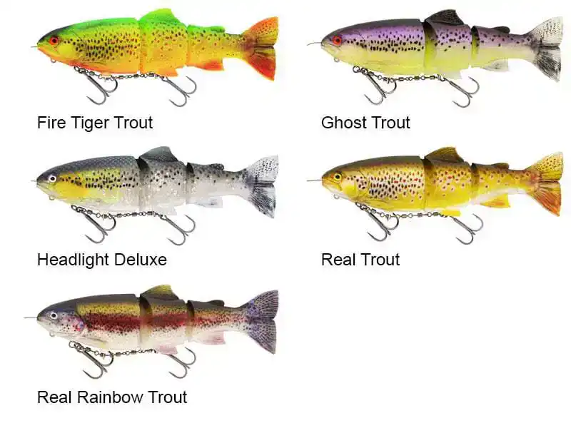 TOMMY THE TROUT INLINE 15CM 45G FIRETIGER TROUT 1PC SLOW SIN