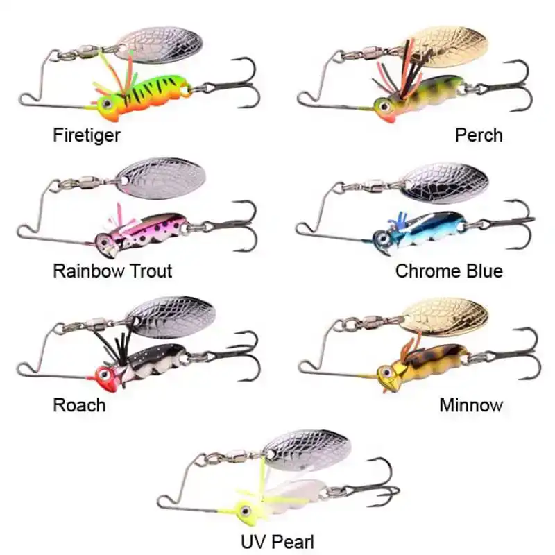 Larva Micro Spinnerbait - Minnow - Single Hook