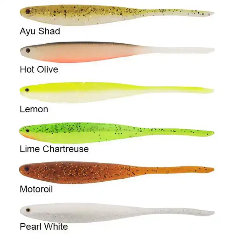 Shad Teez Pin-Tail - 11 cm - Hot Olive