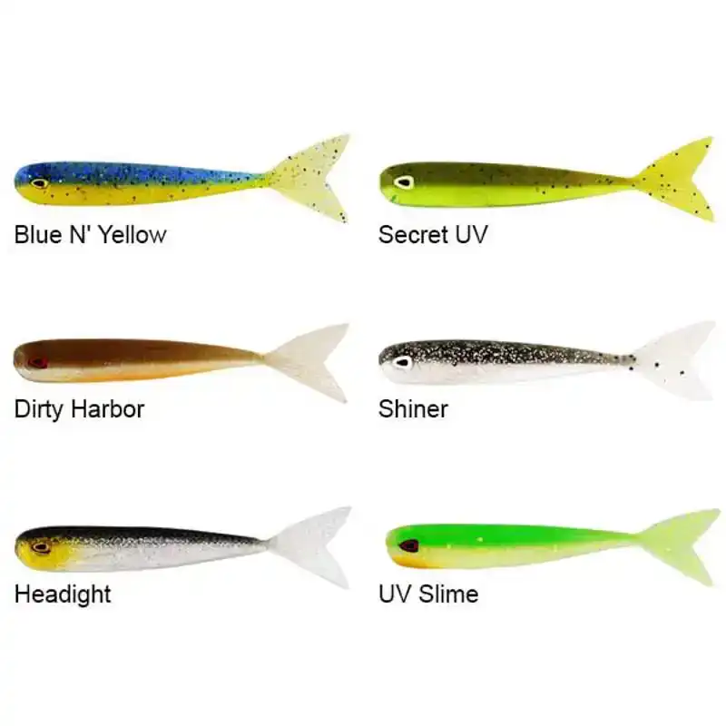 Megateez V-Tail - 5 cm - Blue N' Yellow