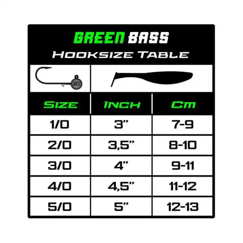 Lead-Free Jighead - Haak: 2/0 - 3 gram (4 st)