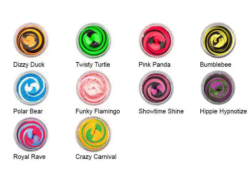 Powerbait Trout Bait Swirls - Bumblebee