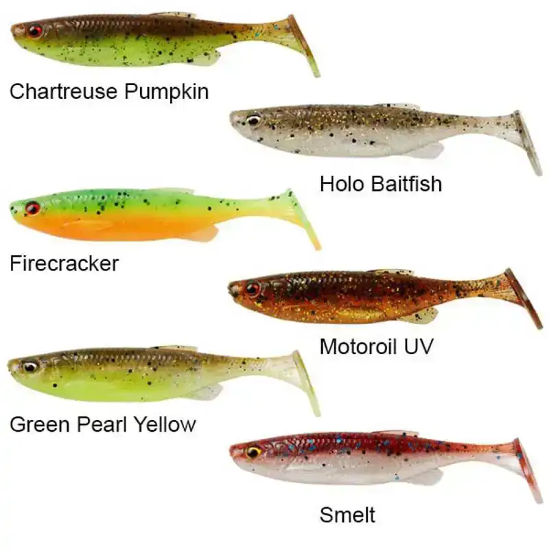 Fat Minnow T-Tail - 10,5 cm - Chartreuse Pumpkin