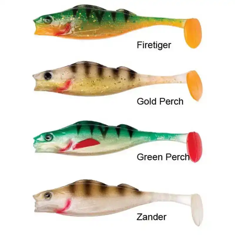 Pulse Realistic Perch Shad - 7 cm - Gold Perch
