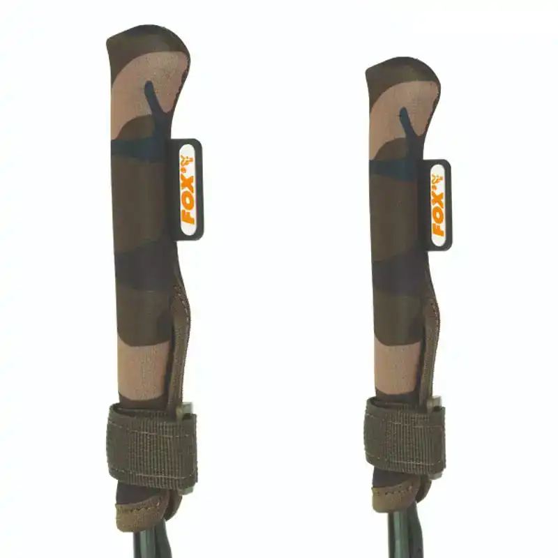 Neoprene Tip & Butt Protectors - Black / Orange