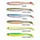 Slender Scoop Shad - 9 cm - Green Silver