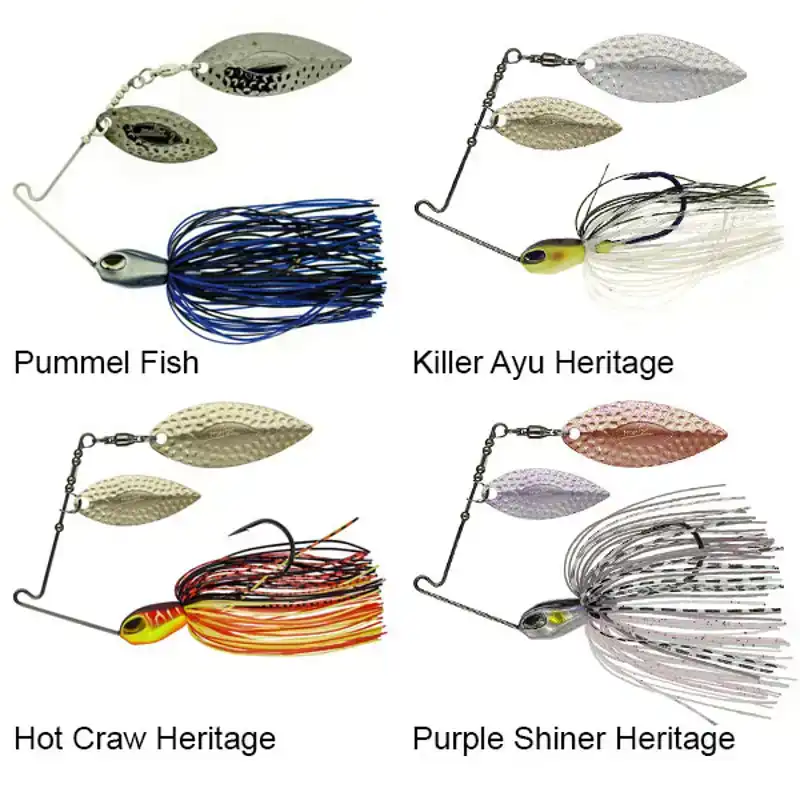 FS Spinnerbait - Double Willow - 14 gram - Hot Craw Heritage