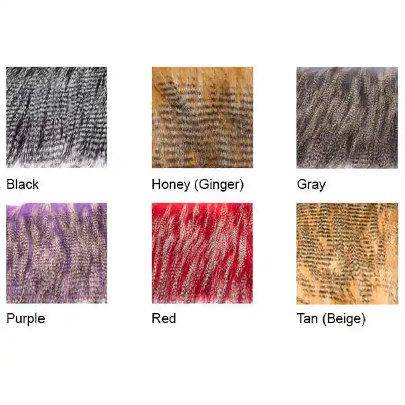 Barred Craft Fur - Black