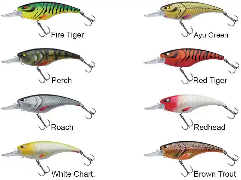 Zilla Deep Crank - 11,5 cm - White Chart.