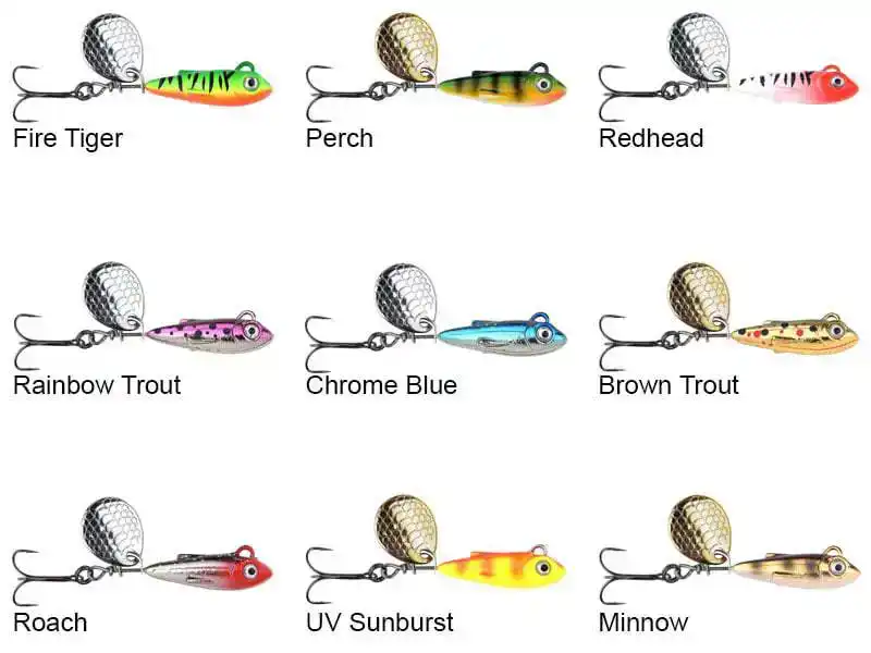 Larva Micro Tailspin - Chrome Blue