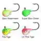 Fire-ball Jig - 1/2 oz (14 gram) - Glow Watermelon