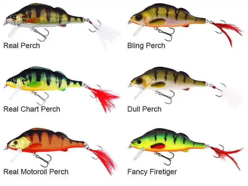 Percy The Perch Crankbait - 10 cm - Bling Perch