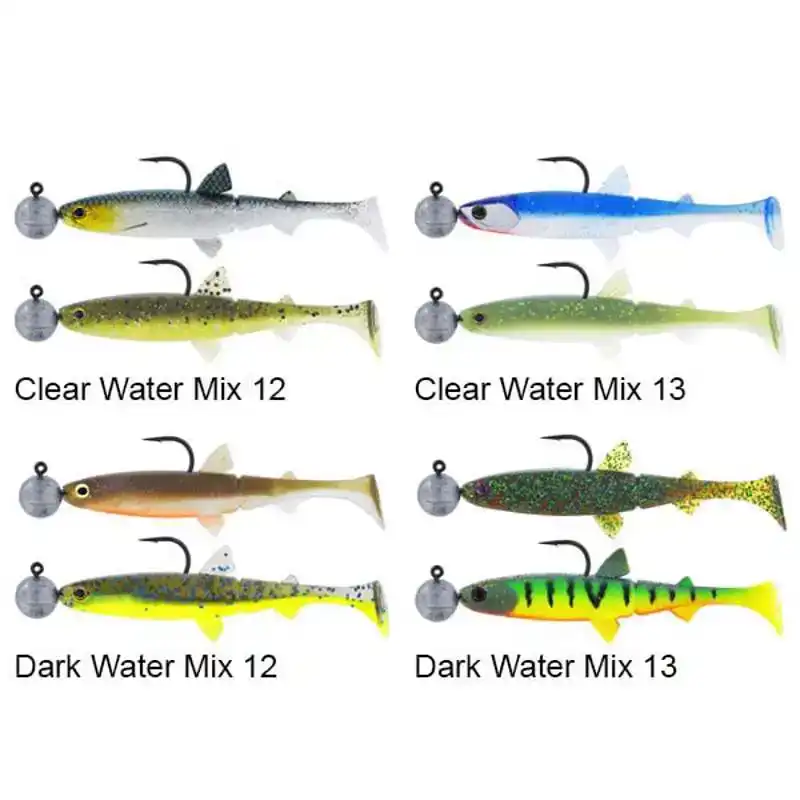 HypoTeez Shadtail R 'N R - 9 cm - Clear Water Mix 12