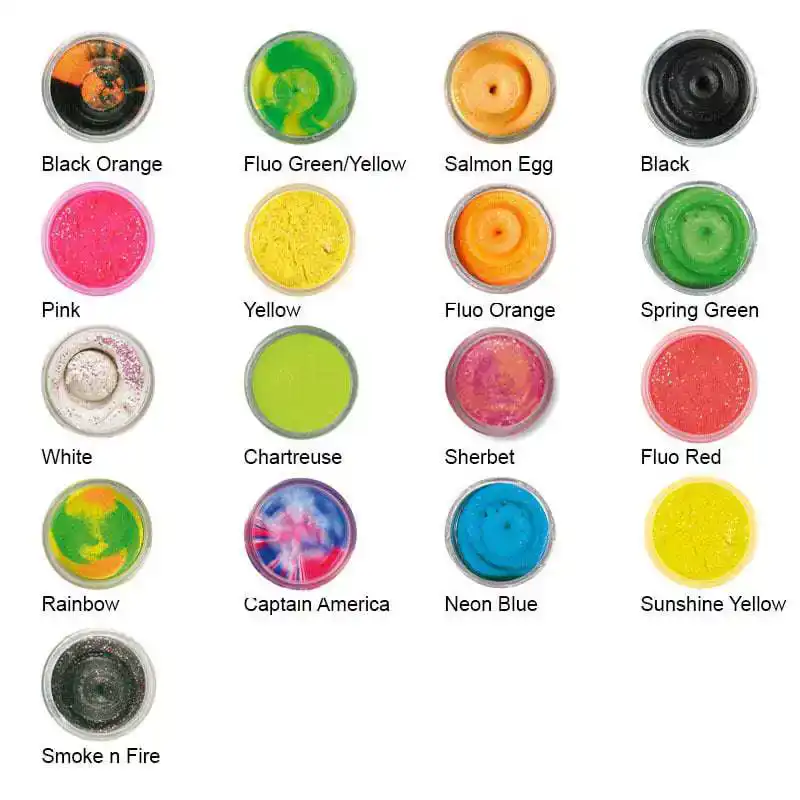 Powerbait Extra Scent Glitter Trout Bait - Black Orange