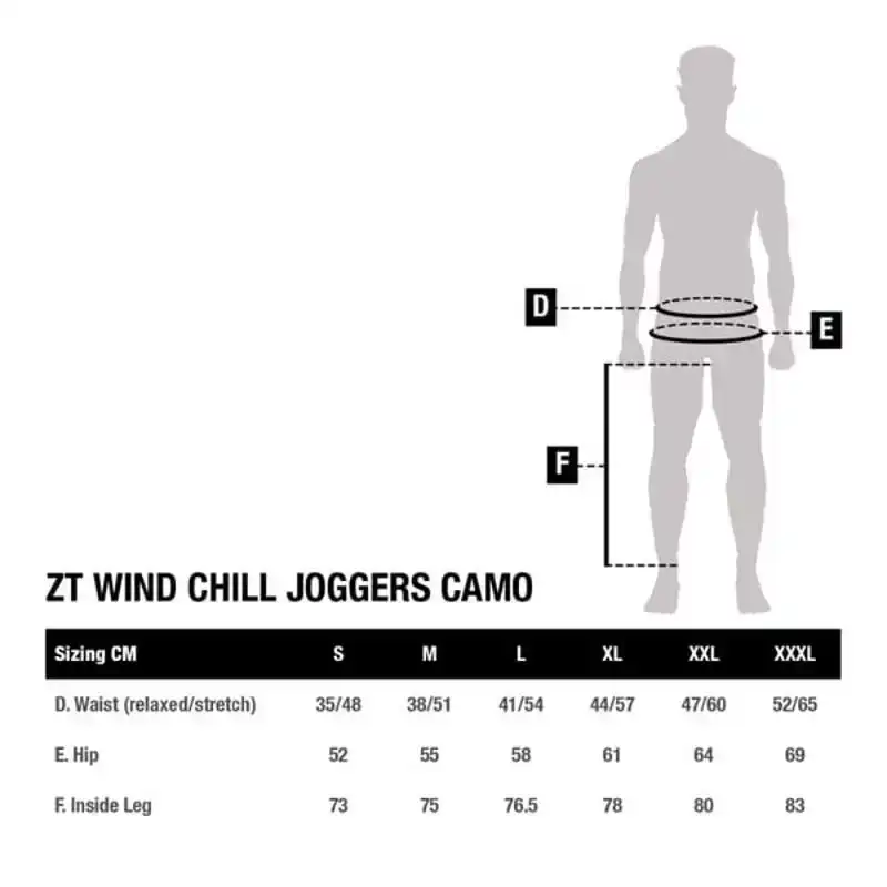 ZT Wind Chill Joggers Camo - Maat: S