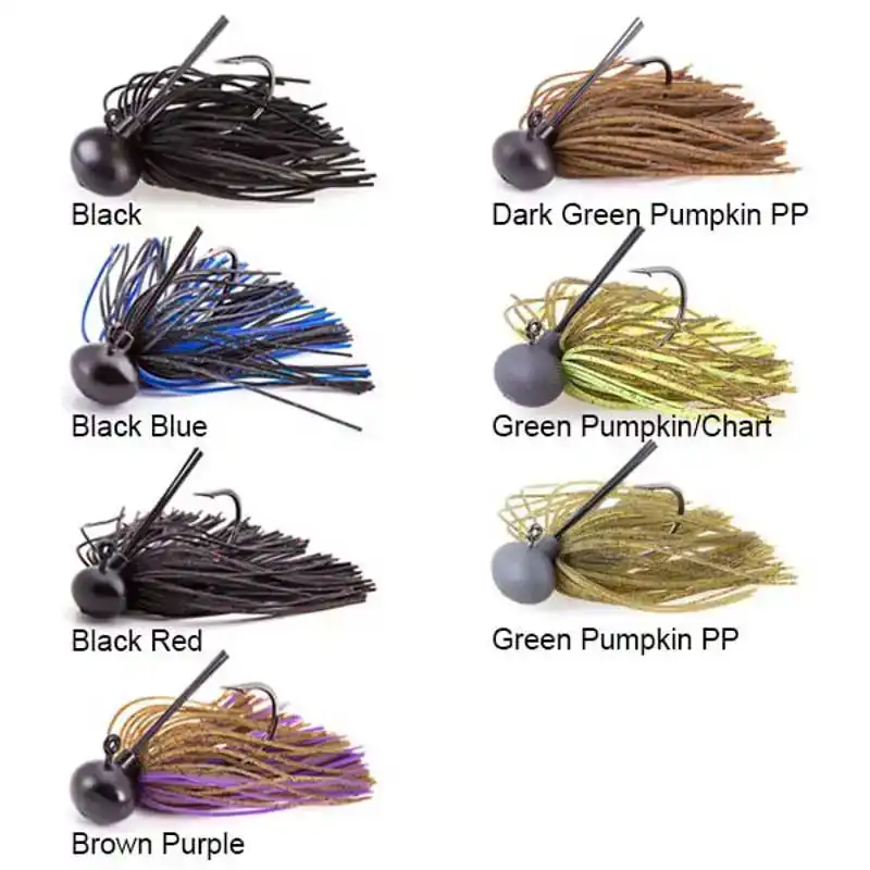 Rubber Jig Model II - 11 gram (3/8 oz.) - Black