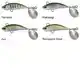 Spearhead Ryuki Spin - 3 cm - 5 gram - Tennessee Shad