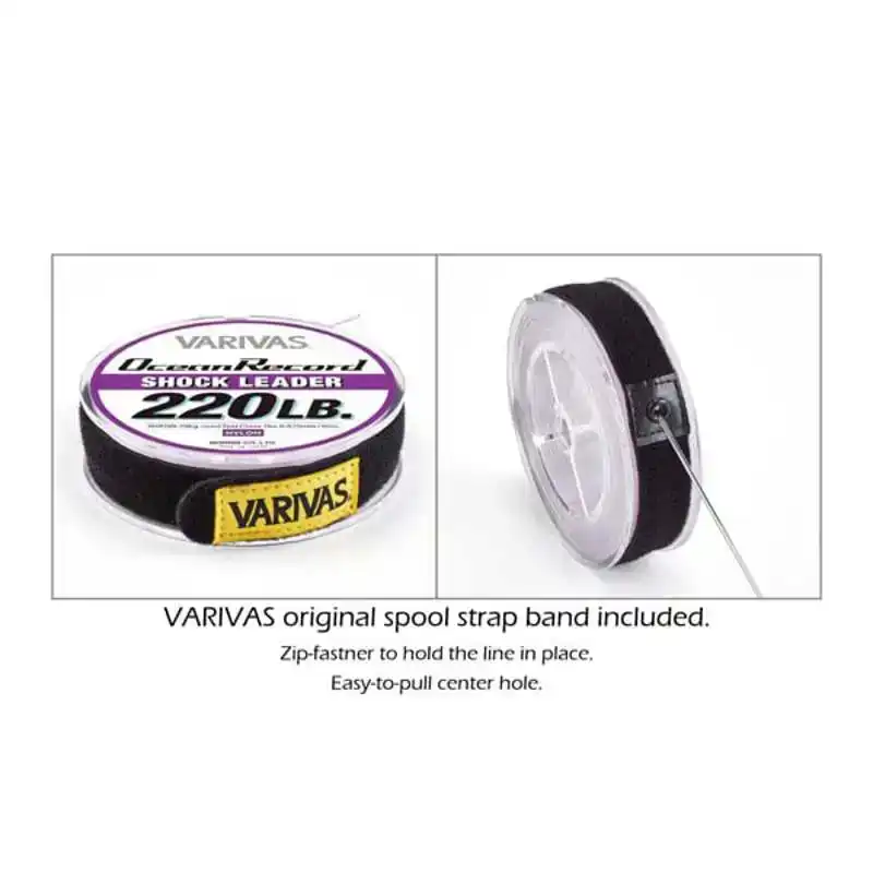 Ocean Record Shock Leader - 90 lb - 0,78 mm - 50 meter