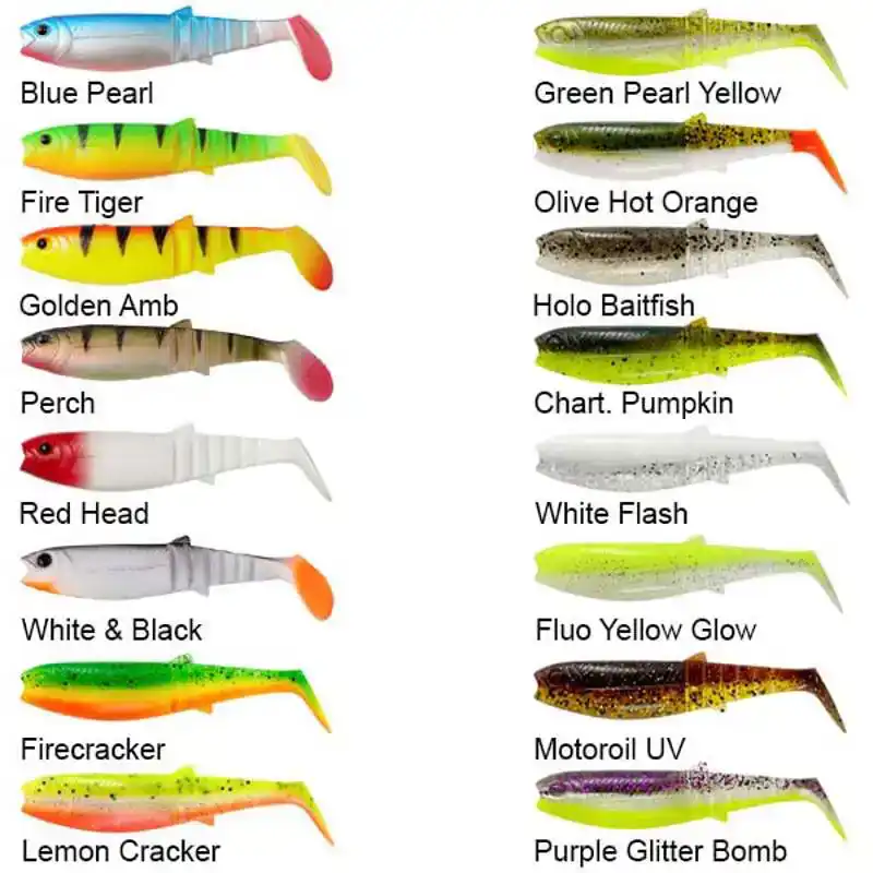 LB Cannibal Shad - 6,8 cm - Blue Pearl