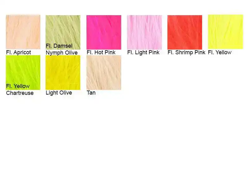 Fish Hunter Marabou - Fl. Damsel Nymph Olive (UV)