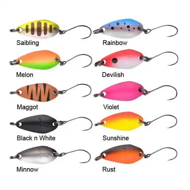 Trout Master Incy Spoon - 0,5 gram - Black n White