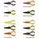 CreCraw Slim Creaturebait - 5,5 cm - Black/Chartreuse