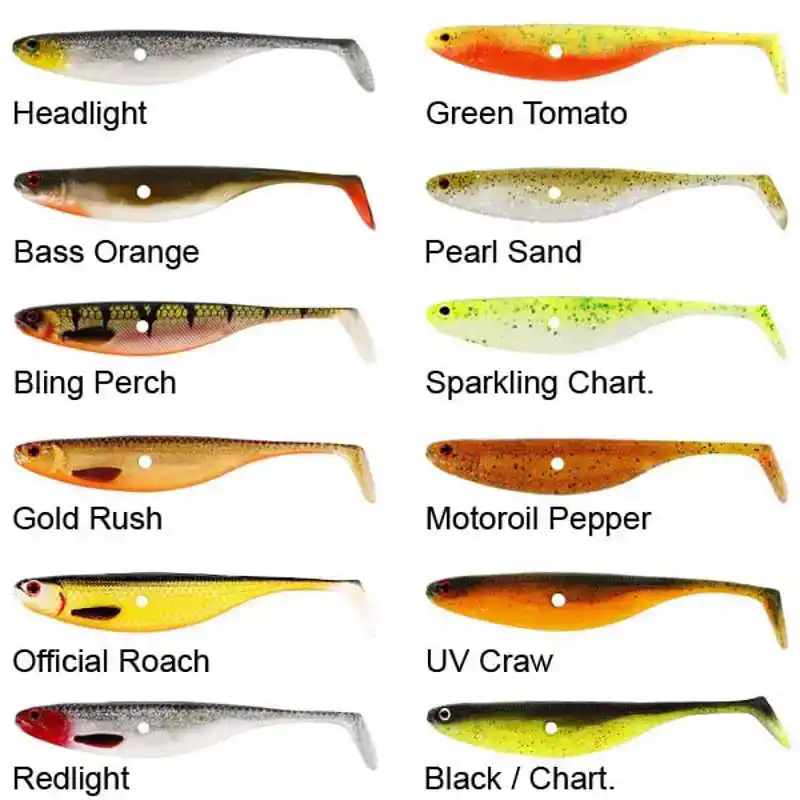 Shad Teez Hollow - 8 cm - Bass Orange