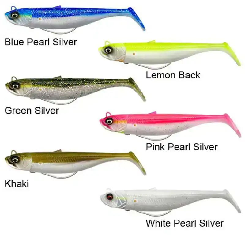 Savage Minnow Weedless - 10 cm - 16 gram - Blue Pearl Silver