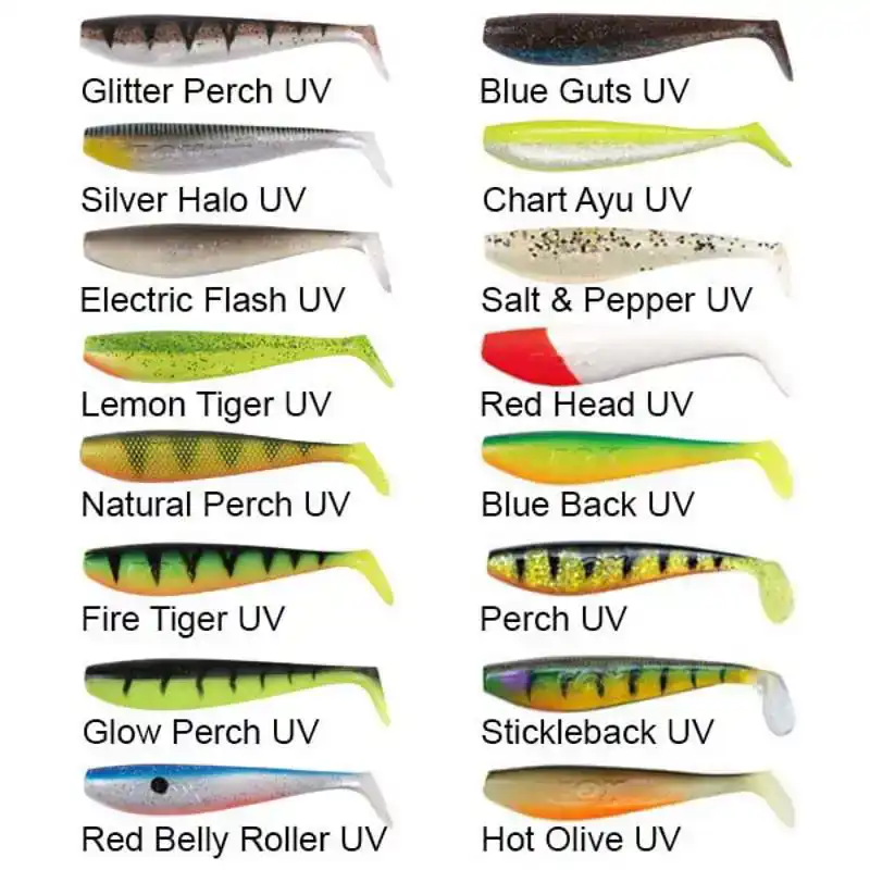 Zander Pro Shad - 7,5 cm - Dark Oil UV