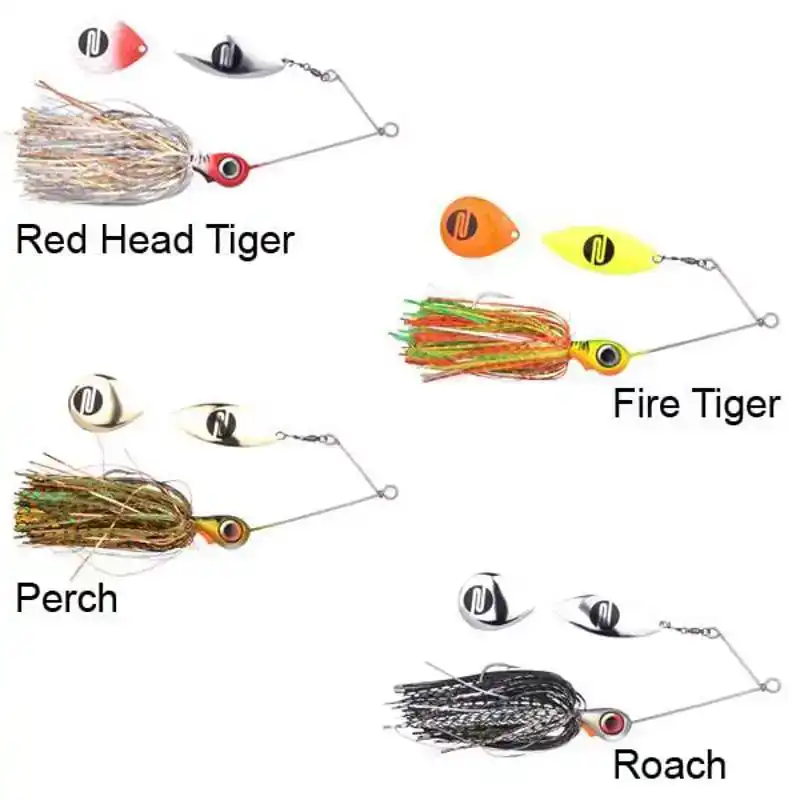 Iris Ambush Spinnerbait - Red Head Tiger