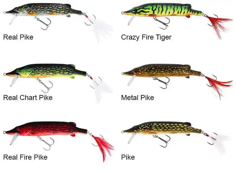 Mike The Pike Crankbait - 14 cm - Crazy Fire Tiger