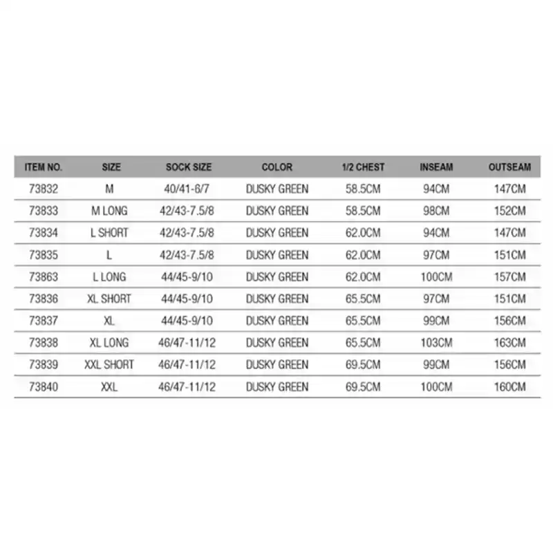 Helmsdale Chest Stocking Foot Wader - Maat: M - Long - 42/43