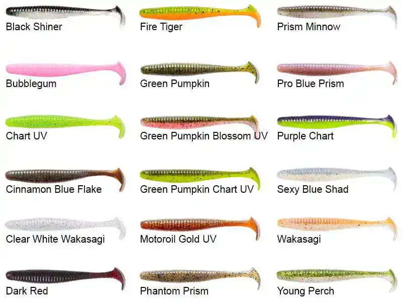 Smokin Swimmer - 3'' - Black Shiner