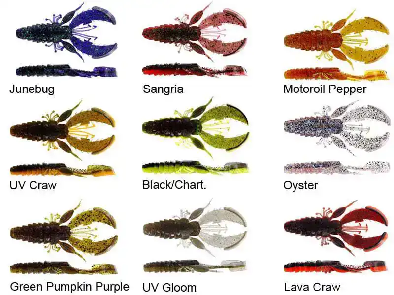 CreCraw Creaturebait - 10 cm - Junebug