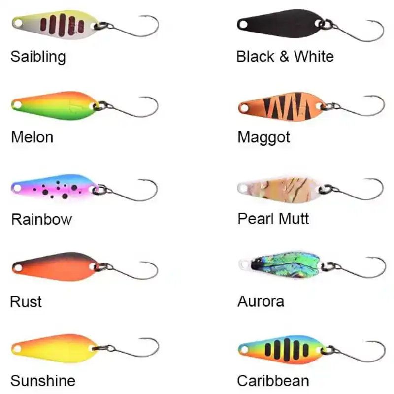 Trout Master ATS Spoon - 2,1 gram - Black & White