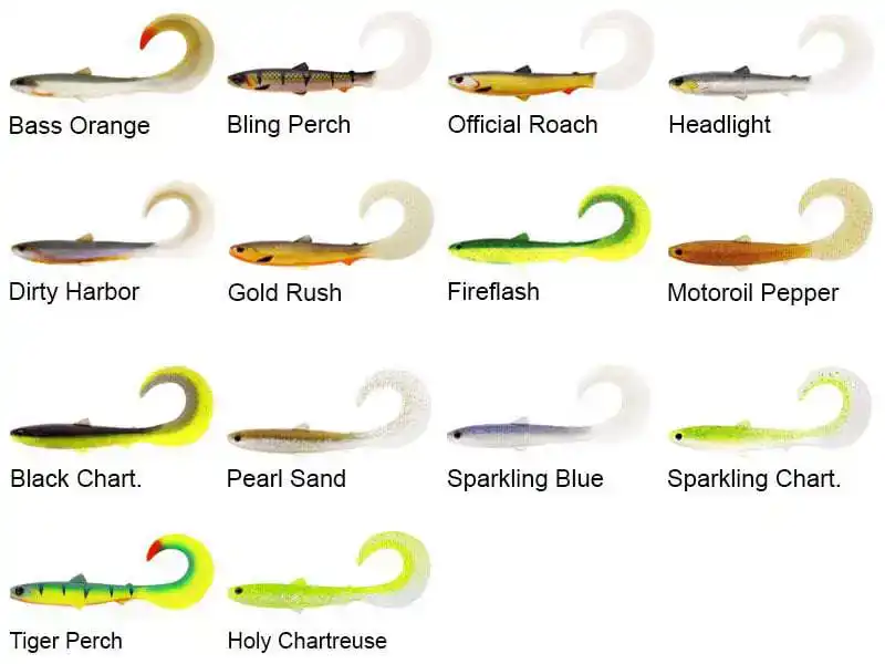 Bull Teez Curl - 8 cm - Bass Orange