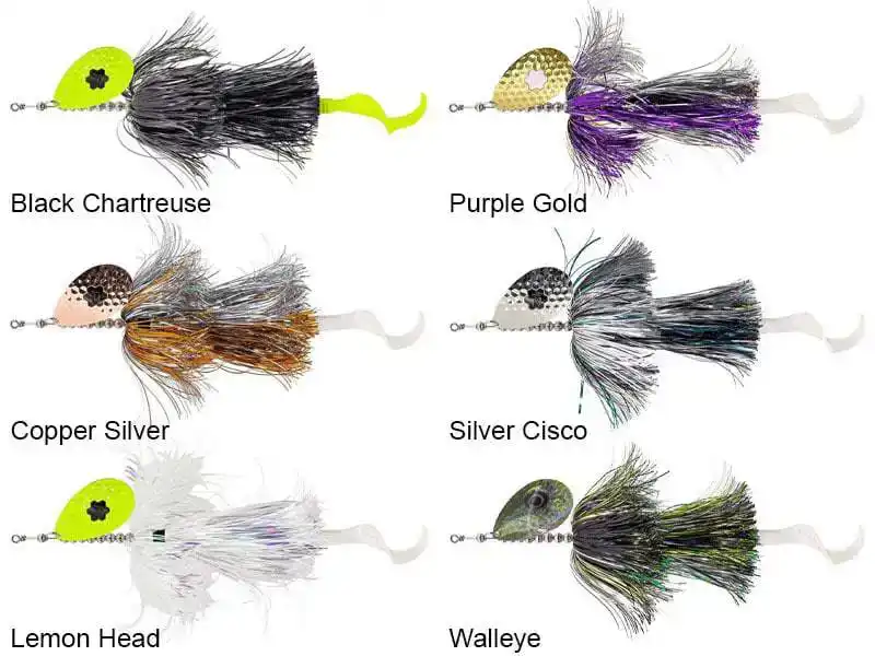 Savage Blade Single - 8,5 inch - 2,4 oz - Black Chartreuse