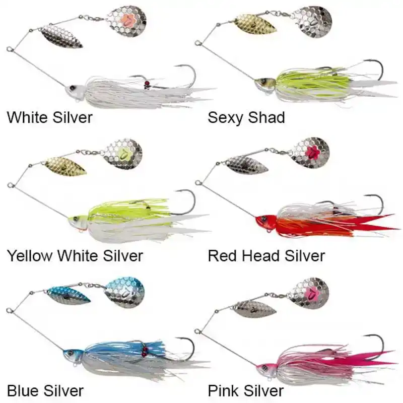 Da' Bush Spinnerbait - 14 cm - Blue Silver