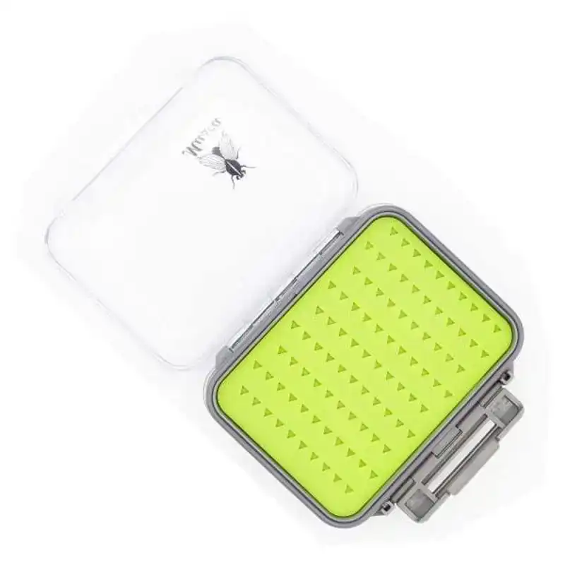 Waterproof Easy Grip Silicone Fly Box - Small - 12 x 10 x 4 