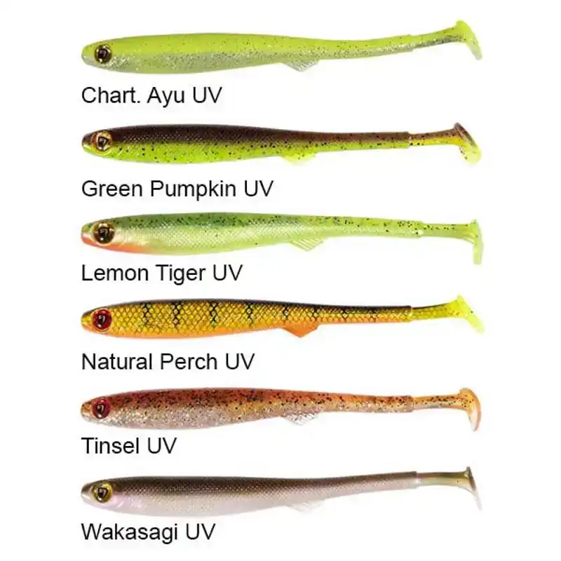 Slick Fast Super Soft Shad - 15 cm - Chart. Ayu UV