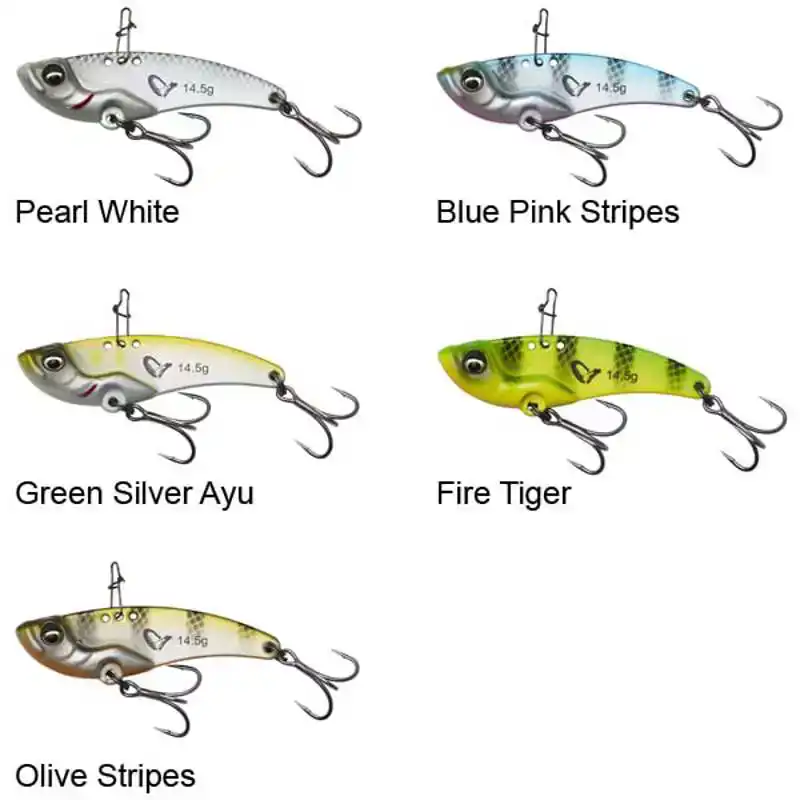 Vib Blade - 4,5 cm - Blue Pink Stripes