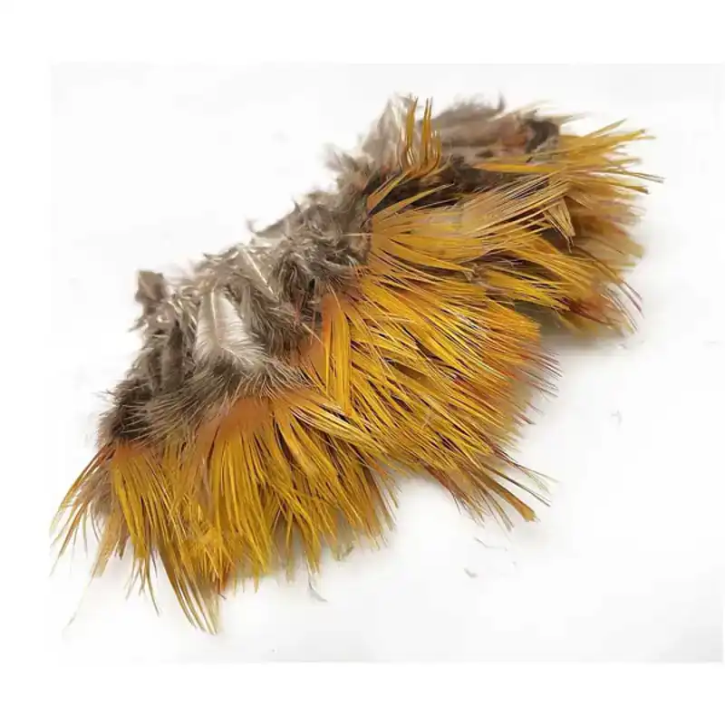 Golden Pheasant Feathers Strung - Red Feathers