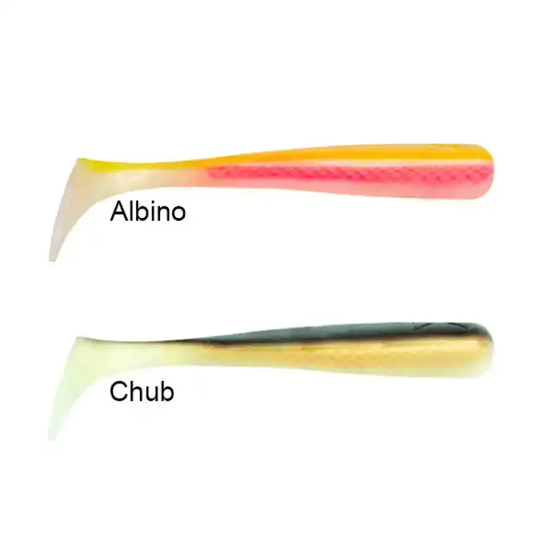 Black Tail Shad L - Albino