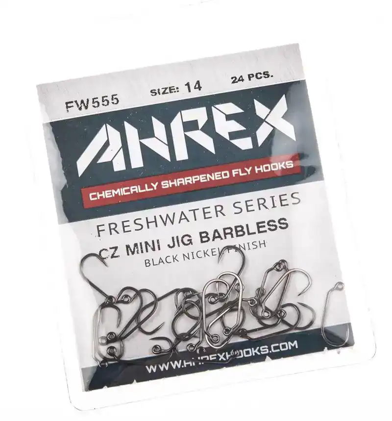 FW555 CZ Mini Jig Barbless #10