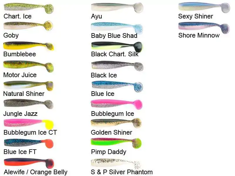 Salt Shaker - 3,25'' - Albino Shad