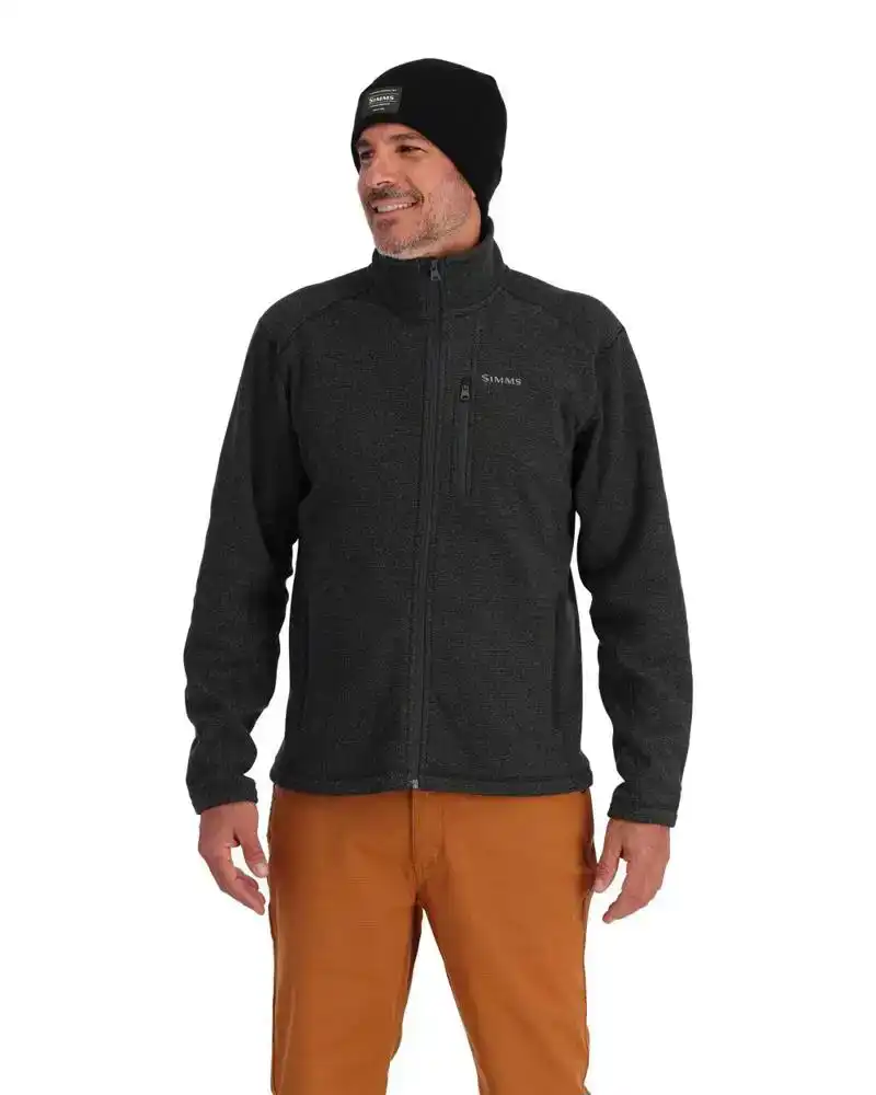 Rivershed Full Zip Black Heather L